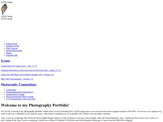 Photography Portfolio screenshot