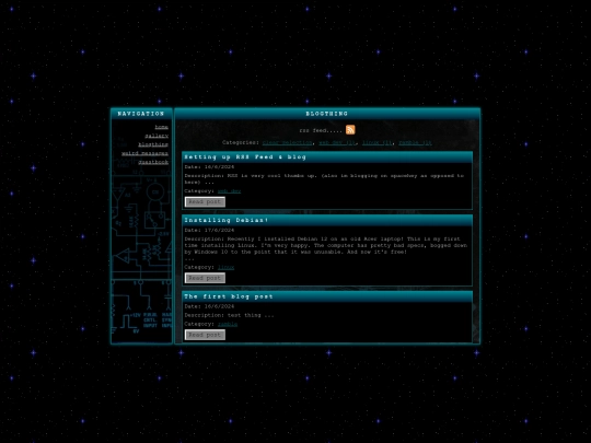 blog screenshot