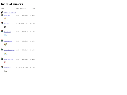 cursors screenshot