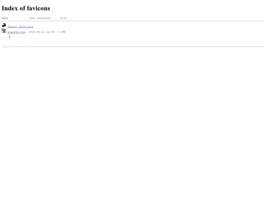 favicons screenshot