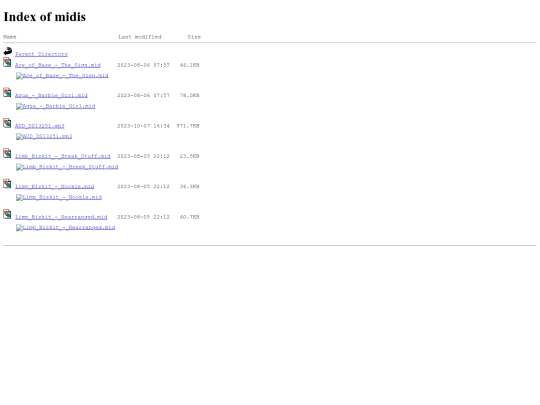 midis screenshot