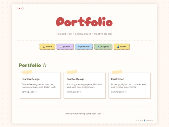 portfolio screenshot