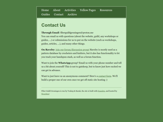 contact screenshot