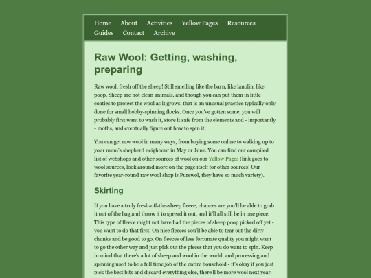 guides/raw-wool screenshot