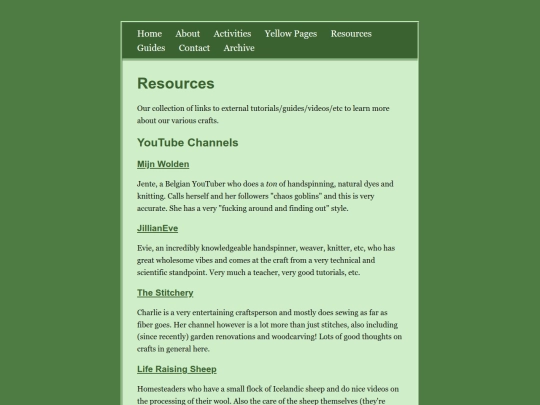 resources screenshot
