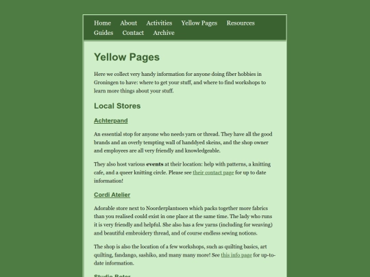 yellowpages screenshot