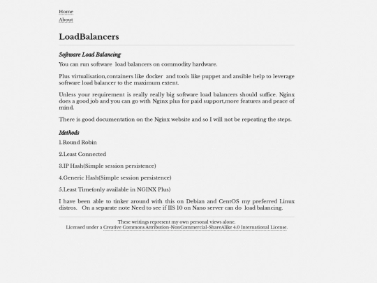 LoadBalancers screenshot
