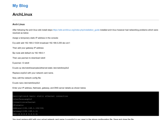 archlinux screenshot