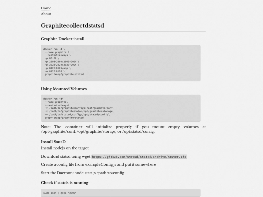 graphitecollectdstatsd screenshot