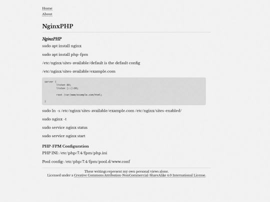 nginxphp screenshot