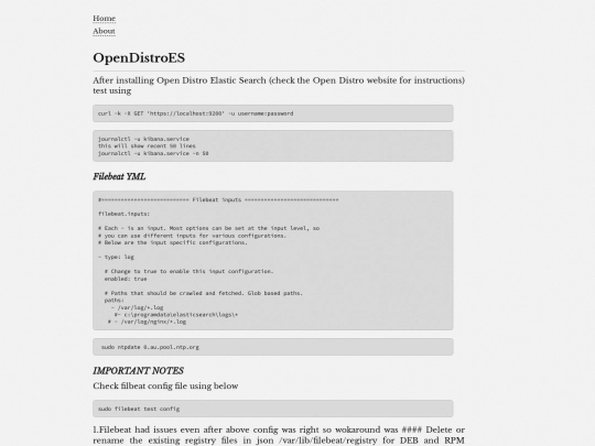 opendistroes screenshot