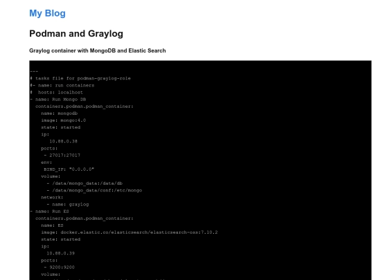 podmangraylog screenshot