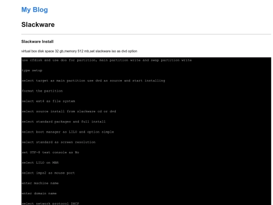 slackware screenshot
