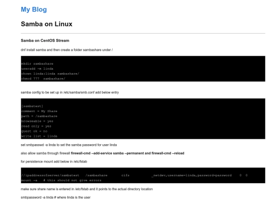 smblinux screenshot