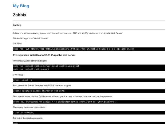 zabbix screenshot