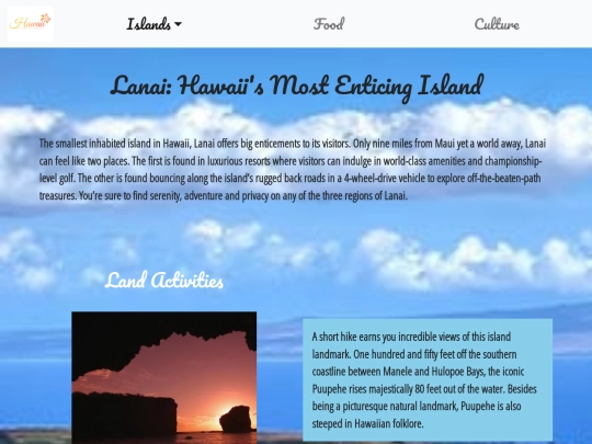 islands/Lanai screenshot