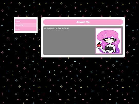 about-me screenshot