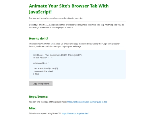index screenshot