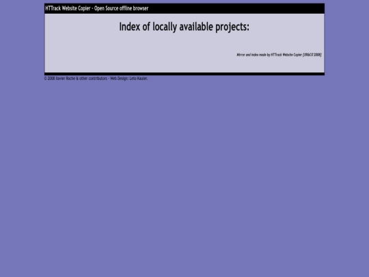 index screenshot