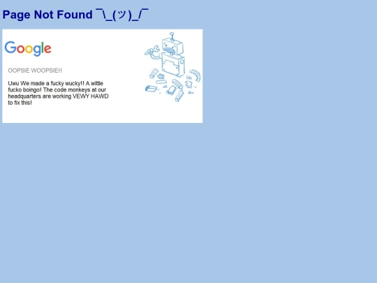 not_found screenshot