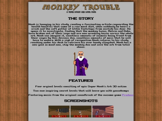monkeytrouble screenshot