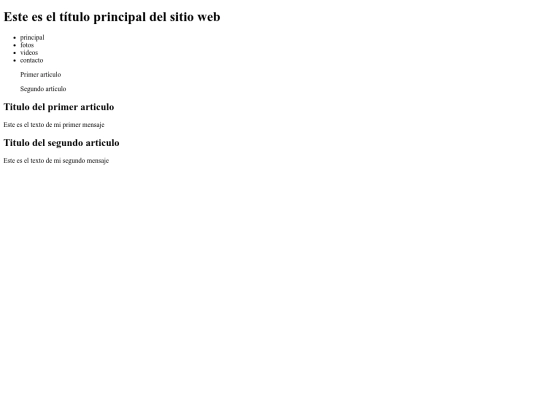 Tp1/Index screenshot