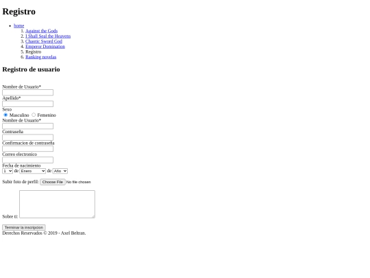 Tp3Final/Registro screenshot