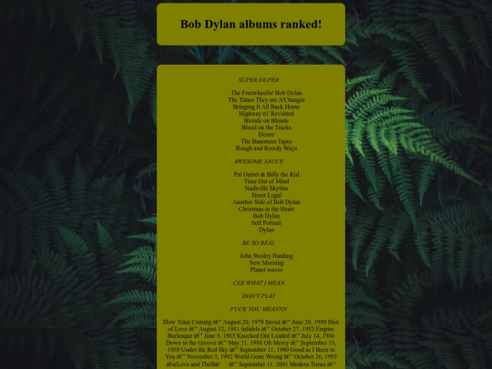 bobdylanextravaganza screenshot