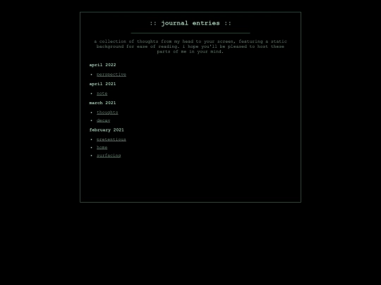 phantomsinthesky/journal screenshot