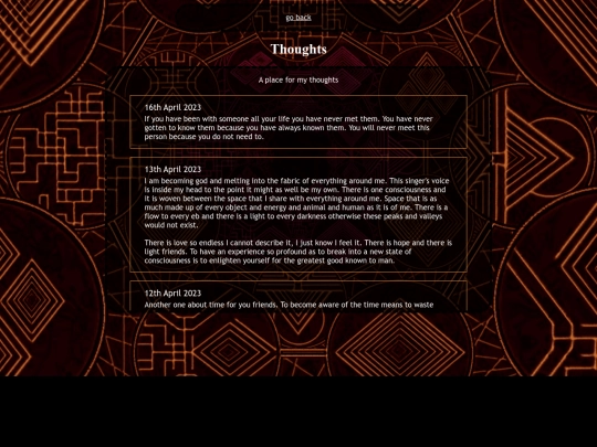 shmick/thoughts screenshot