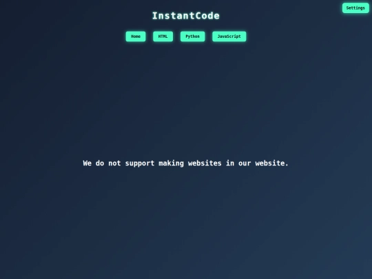 InstantCode screenshot