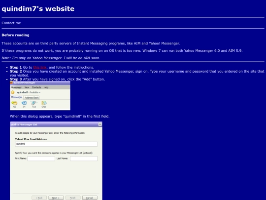 contact screenshot