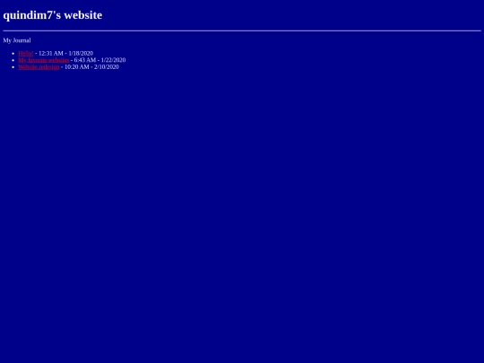 journal screenshot