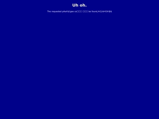 not_found screenshot