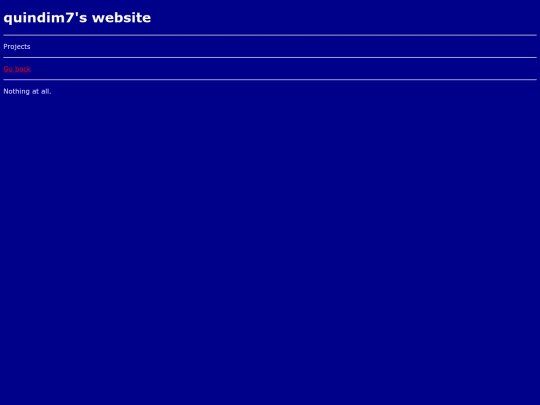 projects screenshot