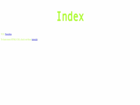 index screenshot