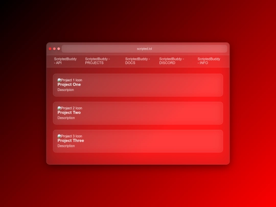 PROJECTS screenshot