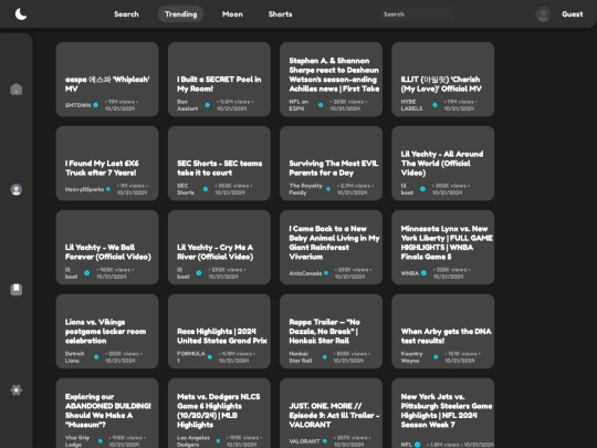 trending screenshot