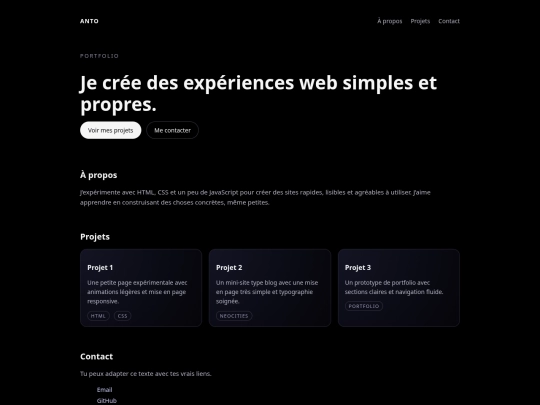 index screenshot