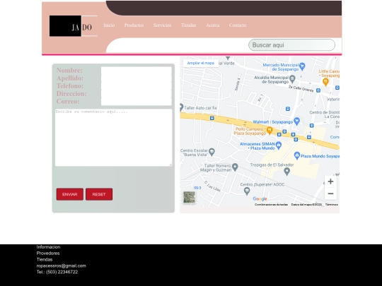 contacto screenshot