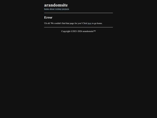 not_found screenshot
