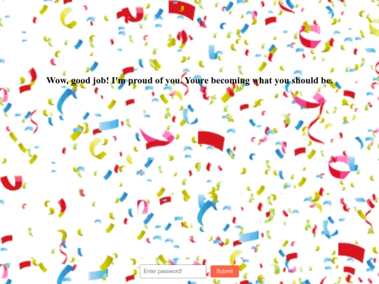 congrats screenshot