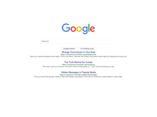 google screenshot