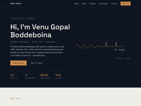 Portfolio screenshot