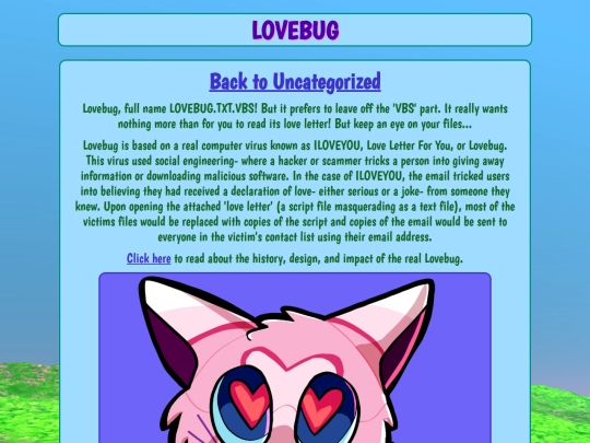 gallery/characters/uncategorized/lovebug screenshot