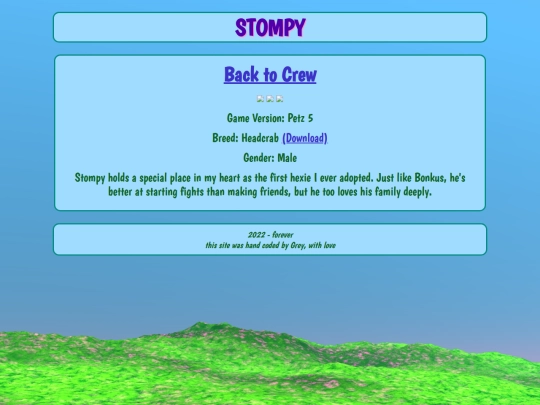 petz/crew/stompy screenshot