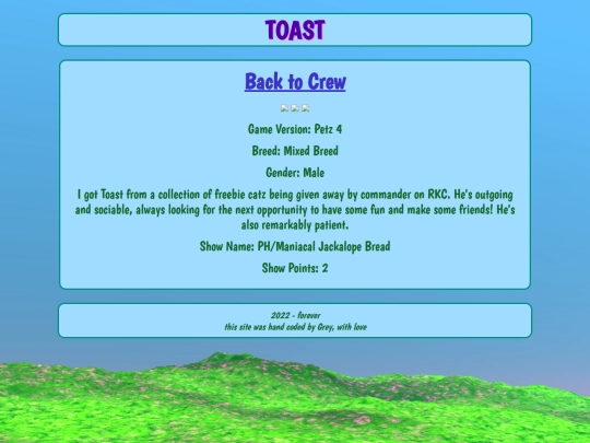 petz/crew/toast screenshot