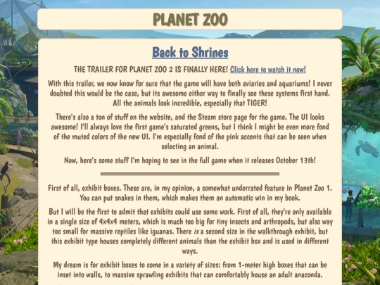 shrines/planetzoo screenshot