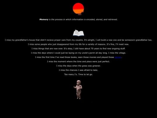 Memories screenshot