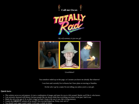 about_oscar screenshot